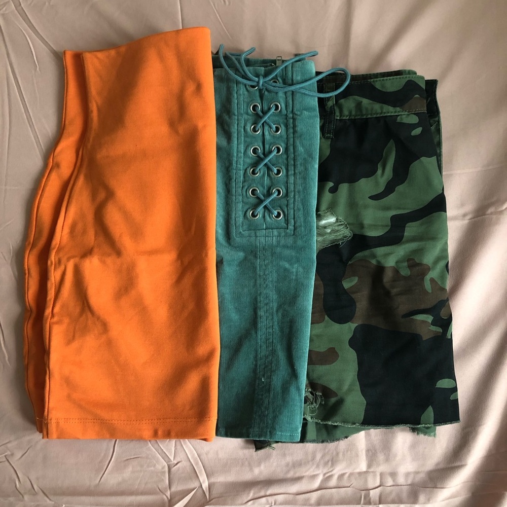 Set of 3 Chic Mini Skirts